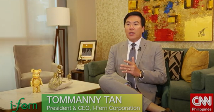 President and CEO of I-Fern Corporation Tommanny Tan Interviewed on CNN Philippines