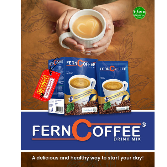 Fern-Coffee 10 Sachets I-fern USA