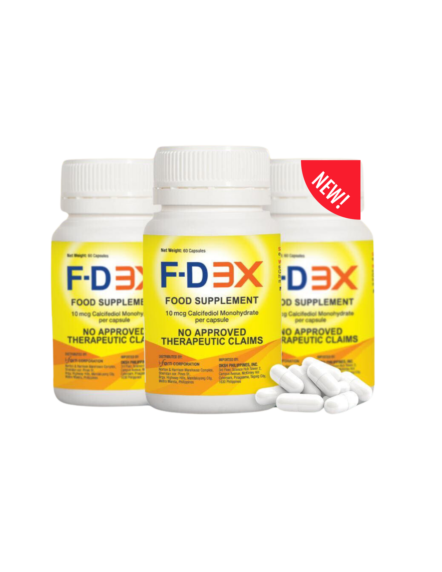 F-D 3X Calcifediol Vitamin D Supplement | I-Fern USA