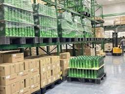I-Fern warehouse expansion with organized cartons and temperature-controlled operations.