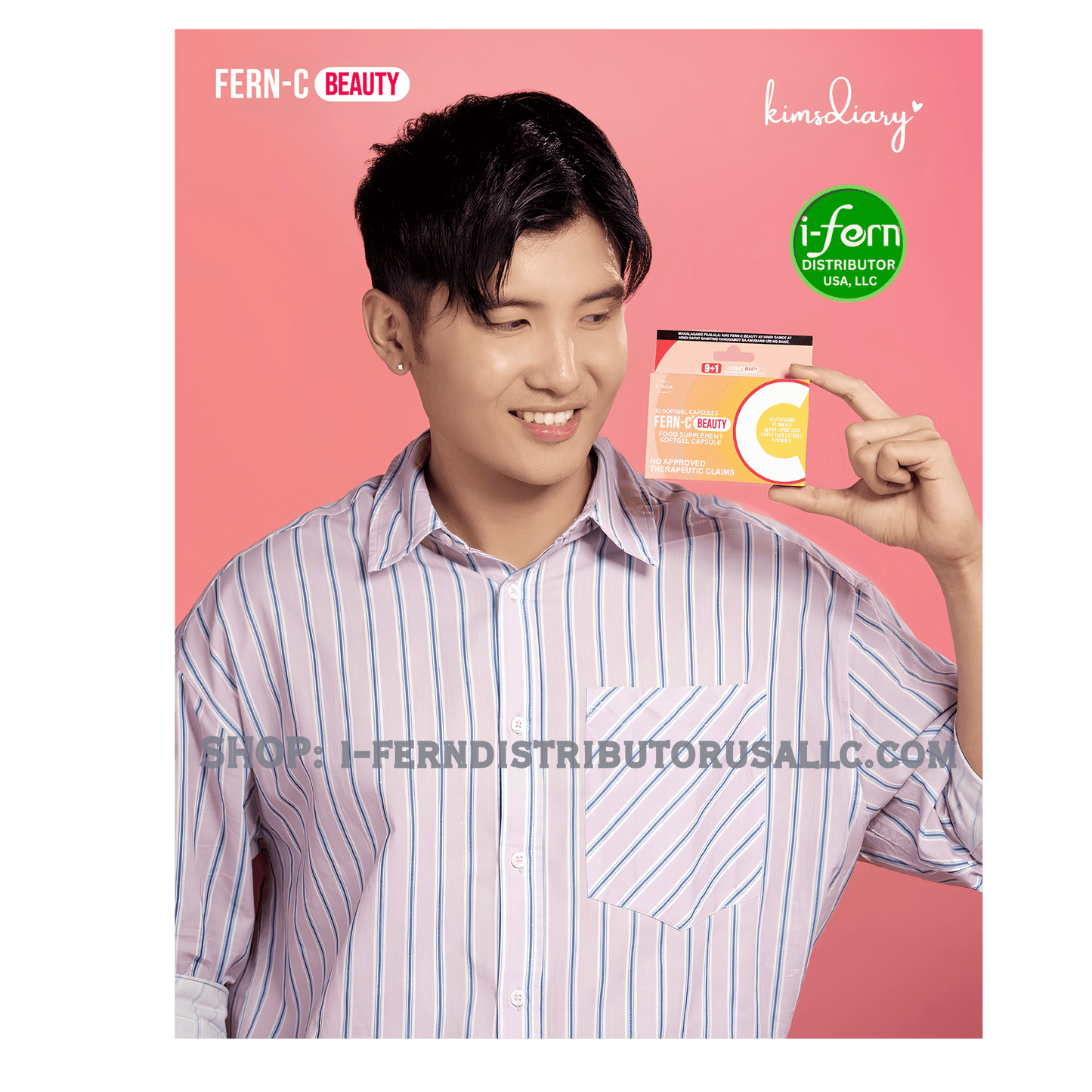 Fern-C Beauty Glutathione 10 Softgel Capsules I-fern USA shop online i-ferndistributorusallc.com