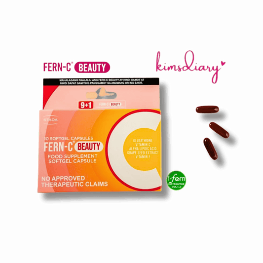 Fern-C Beauty Glutathione 10 Softgel Capsules I-fern USA shop online i-ferndistributorusallc.com
