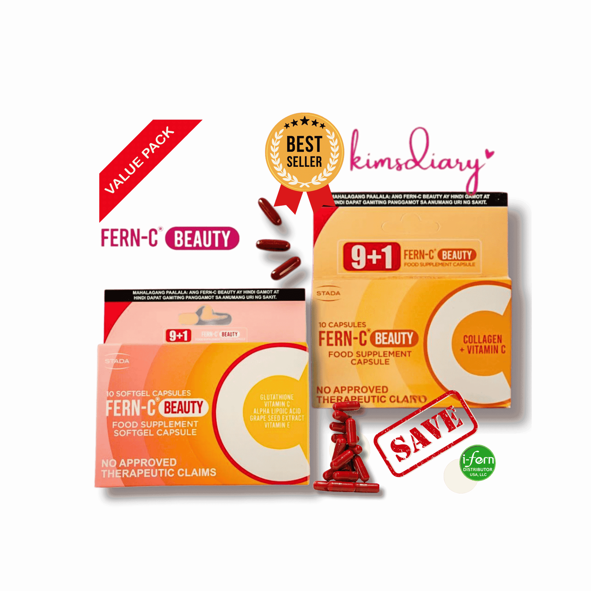 Fern-C Radiance Duo 10-Day – Glutathione & Collagen Trial Bundle