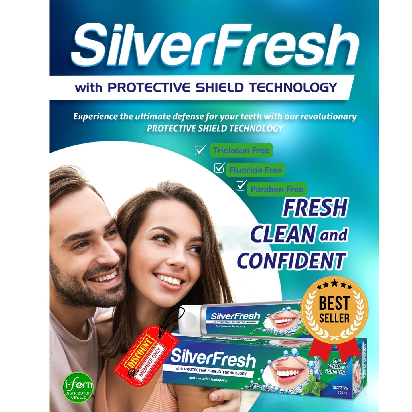 Silver Fresh Toothpaste I-fern USA