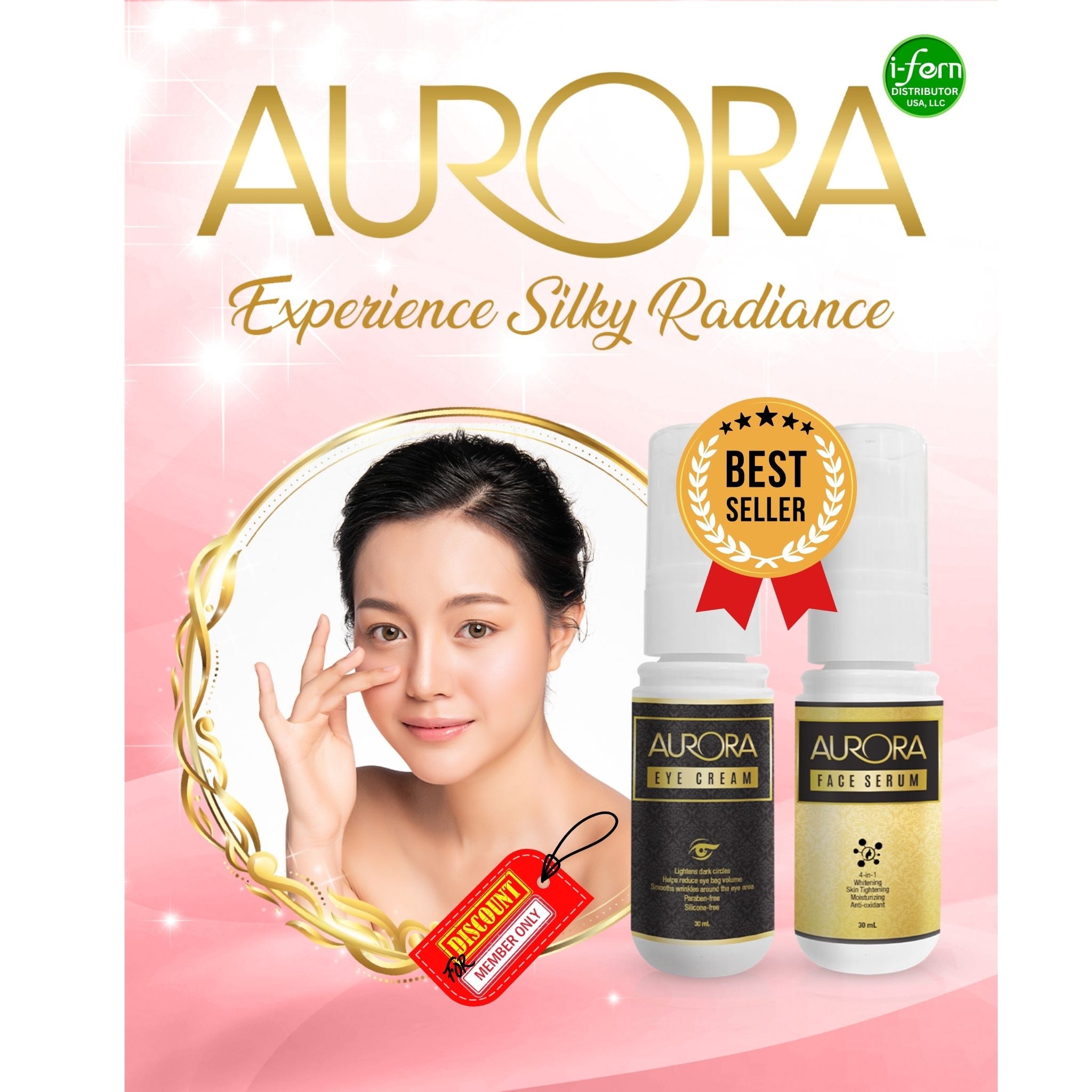 Aurora Eye Cream 30ml - Best Anti-Wrinkle Treatment for Dark