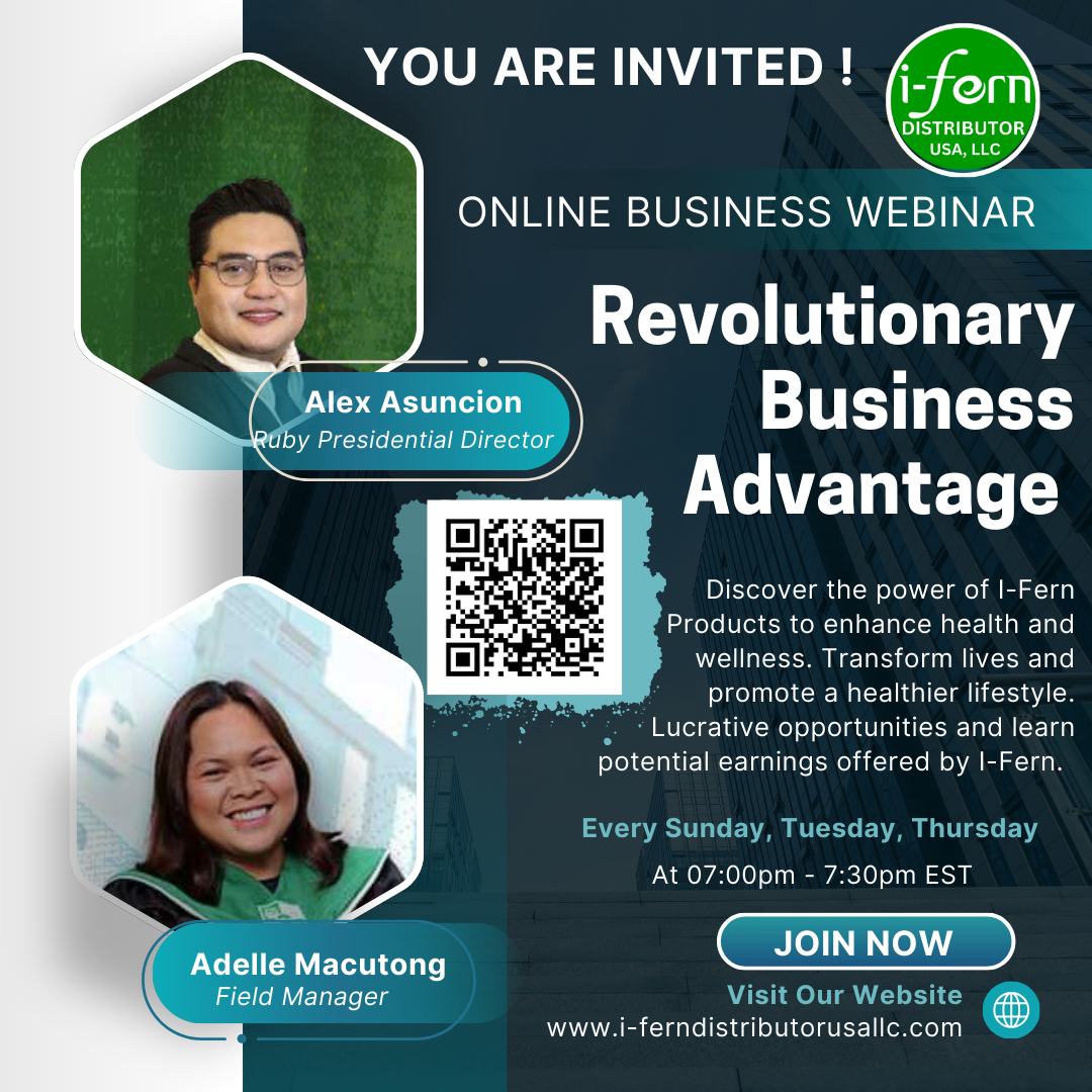 webinar blue flyer with date and time and information and picture of two speakers