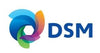 Colorful DSM logo on a white background