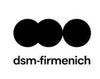 Black logo with 'dsm-firmenich' text on a white background