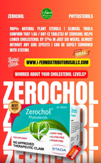 Zerochol phytosterols natural plant sterols helps lower cholesterol